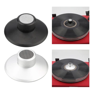 1 Pc Aluminium LP Vinyl pladespiller Højttaler Disc Stabilisator Høj Balance, Reducere Vibrationer Stabil Vægt Klemme