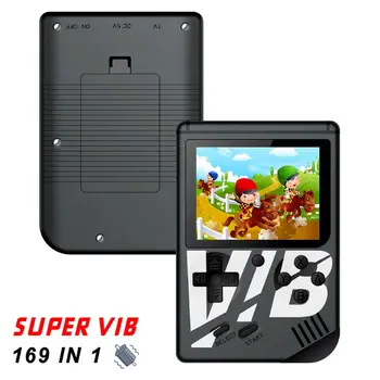 1 sæt 169 i 1 Super VIB Vibrationer Spil Retro Video Spil Håndholdte Konsol Indbygget 8 Bit Mini-Gaming-Værten 11658
