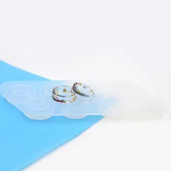 1 Sæt Runde Vedhæng Silicone Mould DIY Håndlavet Blanke Diamant Skære Ansigt Epoxy Skimmel Ring Smykker Håndværk at Gøre Forme 13355