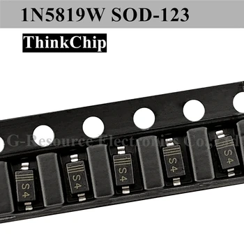 (100pcs) 1N5819W SOD-123 SMD 1206 schottky diode 1N5819 (Mærkning S4) SD103AW