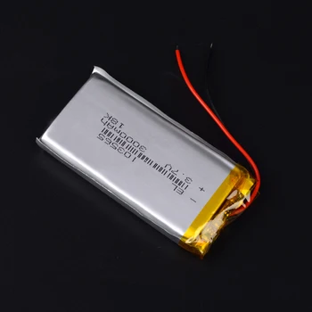 103565 3,7 V lithium-polymer-batteri 3000mah video recorder trådløse teknologier trådløse kolonne bærbare højttalere DVR lampe 24267