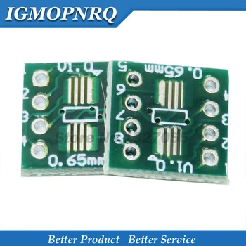 10PC/masse SOP8 SSOP8 TSSOP8 at DIP8 Interposer Modul PCB Board Adapter Plade 0.65 MM 4592