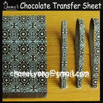 10STK 32x21cm Blonder Chokolade Transfer Sheet,DIY Chokolade Skimmel,Chokolade Trykt Ark,Chokolade Dekoration,Kage Dekoration 16281