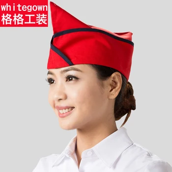 (10stk/masse)mænd og kvinder, der arbejder caps nye 2016 chef hat ottekantede cap værktøjsholder-cook hat Japansk restaurant 21420