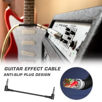 15cm Pedal Kabel musikinstrumenter Patch kabel 6.35 Elektrisk Guitar-Effekt-Tråd til Musik Elskere at Spille Ornament 25011
