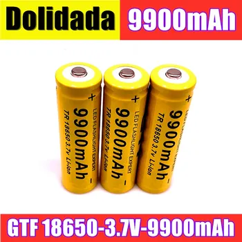 18650 batteri 9900mAh 3.7 V kapacitet høj batterier Li-ion lithium batteri til batteri lommelygte 23810
