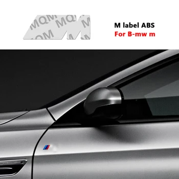 1stk ABS bil badge-logo klistermærke mærkning bil krop klistermærke Til BMW X1 X3 X5 e46 e90 BMW e39 e36 f20 e87 e92 e30 e91 bil styling 4485