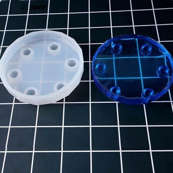 1stk Mini Epoxy Harpiks Tabel Silikone Formen Udstilling Tabel DIY-Kreative Crafting Værktøj