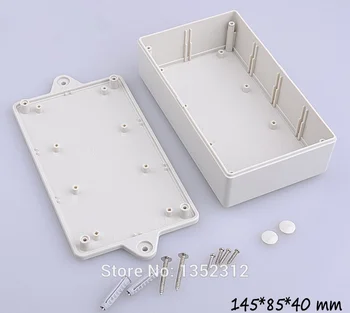 2 stk/masse 145*85*40mm vægmonteret plast kasse til elektroniske ABS junction box desktop instrument kasse boliger DIY projekt box 72