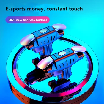 2020 Ny Mobil PUBG Joystick, Gamepad L1 R1 Aux Skyde Knappen Udløser Metal Brand-Knappen for IPhone og Android-Mobil Spil Håndtag 1892