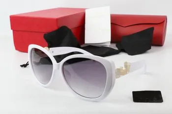 2021Men Vintage Solbriller Kvinder Solid Mode Solbriller Voksen Unisex Tendens Luksus Solbriller Designer Brand Med Box 3255