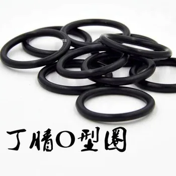20pcs 3.1 mm wire diameter, sort silikone O-ring 30 mm-39mm OD vandtæt isolering elastik Olie og slid modstand fo