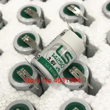 20PCS Originale Nye LS 14250 LS14250 1/2 AA 1/2AA 3,6 V 1250mAh PLC Lithium Batteri Med Knappenåle engros
