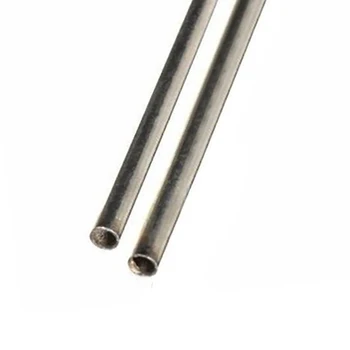 2stk 304 Rustfrit Stål Kapillarrør 500mm Længde Sølv Rør med korrosionsandighed 2mm OD 1,6 mm ID