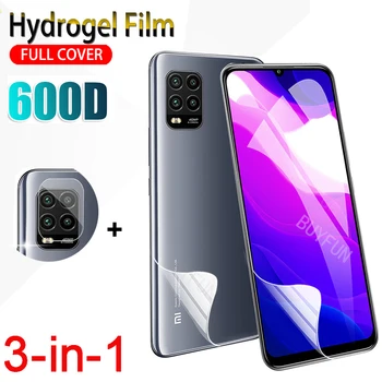 3-i-1 Hydrogel Film Skærm Protektor Til Xiaomi 10 pro 10 Lite 5G Beskyttende Film til Xiaomi Mi 9 pro 9 se mi 8 Lite 6x 5x film 2663