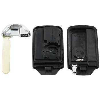 3-knappen smart fjernbetjening nøgle tilfælde shell fob for Honda Accord med insert-tasten HON66 blade 11360