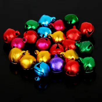 300pcs 10mm Jingle Bells Løse Perler For Små Festival Party Dekoration/juletræspynt/DIY Håndværk Tilbehør 6285