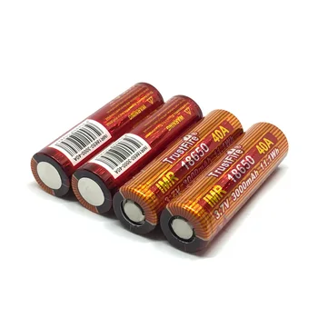 5pcs/masse TrustFire IMR 18650 3,7 V 40A 3000mAh Lithium Batteri Genopladelige Batterier med sikkerhedsventil til LED Lommelygte 5739