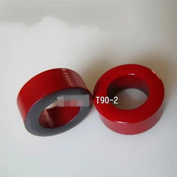 5PCS T90-2 strømforsyning rød grå ring, filter blødt magnetisk pulver kerne, strygejern pulver core rød grå ring 7603