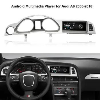 8.8 tommer IPS Touch Skærm, Android Multimedia Afspiller til Audi A6L 2005-2011 med GPS-Navigation 26966