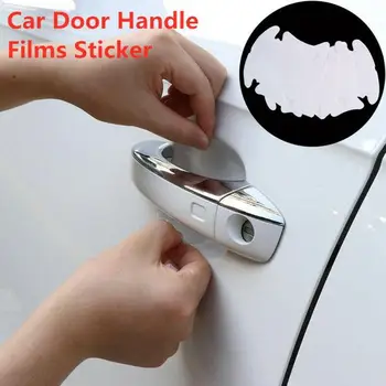 8stk bilens dørhåndtag mærkat beskyttende film til Toyota corolla rav4 prius, Yaris hilux avensis verso tilbehør til car-styling