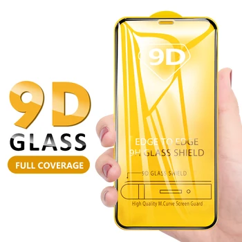 9D Screen Protector Glas Til iPhone 11 Pro Max X XS Antal XR Fuld Lim Temperd Glas Til iPhone 6 6S 8 7 Plus 11 Pro Max antal Glas 2281