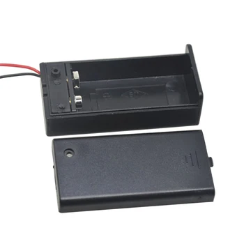 9V Batteri-Holder Max Tilfældet med Ledning ON/OFF Switch Cover Sag