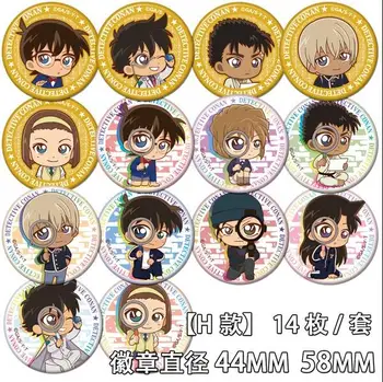 Anime Detective Conan Edogawa Akai Shuichi Vi Graythorn Figur 4652 Badges Runde Broche Pin Gaver Børnene Samling Toy
