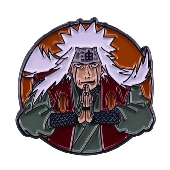 Anime Naruto Boruto Jiraiya Broche Revers Pin-Tegnefilm Emalje Brocher Rygsæk Tasker Badge Pins Smykker Tilbehør til Børn Gaver