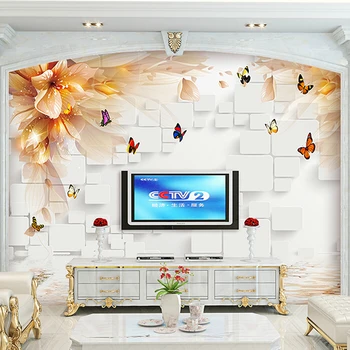 Beibehang sidder bed værelser har TV, væg papir foto tapet roll papel de parede 3D vægmaleri tapet på vægge, 3 d papel pintado 204