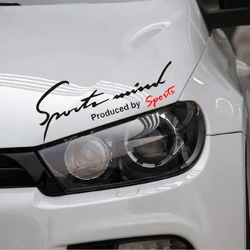 Bil sport dekorative klistermærker Til Toyota Corolla RAV4 Yaris Honda Civic Overenskomst Passer CRV Nissan Qashqai Juke X-trail tilbehør 7056