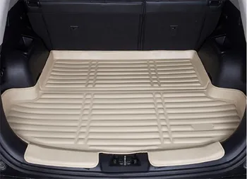 Bil styling 3D tre-dimensionelle PU hale kasse beskyttende tæppe pad kuffert bagage pad for Nissan Nye Sylphy 2016-2019 5847