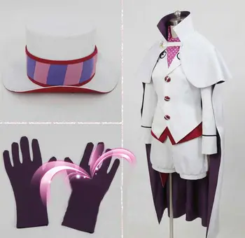 Blå Exorcist Mephisto Pheles Anime Cosplay Kostume Skræddersyet Fuld Uniform Sæt