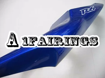 Blå Hvid Stødfangere For Yamaha R6 YZF600 1998 1999 2000 2001 2002 98 - 02 ABS Plast Injektion Fittings Karrosseri Body Kit Skrog
