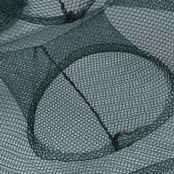 Bærbare Sammenklappelig 8 Sider 16 Huller Automatisk Fiskeri Net Landing Net Fælde Stemmer Dip Bur Fisk, Rejer Fælde Fisk Net Minnow Crayfis 9958