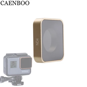 CAENBOO Action Camera Neutral Density Filter ND4, må ikke overstige Vandtæt Udendørs Glas Dykning Protektor For Gopro Hero 6/5 Sort 2018 1stk
