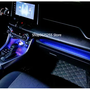 Central Kontrol Stemning Baggrund For Toyota RAV4 RAV-4 2019 2020 Interiør Modifikation LED Strip Belysning Dynamisk Streamer