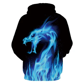 CJLM Hot Sælge Mode Hoodie Mænd Black 3d-Sweatshirts Print Brand Dragon Hætteklædte Hættetrøjer Slange Sweatshirts Unisex Pullovere 6XL