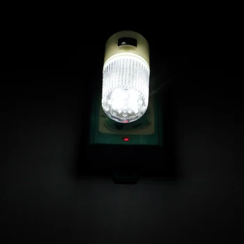 Emergency Light Væg Lampe Hjem Belysning LED Nat Sengen energieffektiv Lampe Plug 3W Led vægmonteret 33575