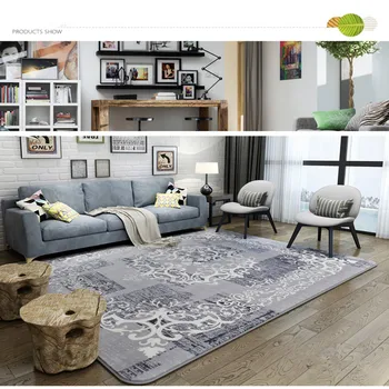 Europæiske og Amerikanske Tæpper Til stuen Polyester Tykke Tæpper Til Soveværelset Home Decor Sofa sofabord gulvmåtte Undersøgelse 6566