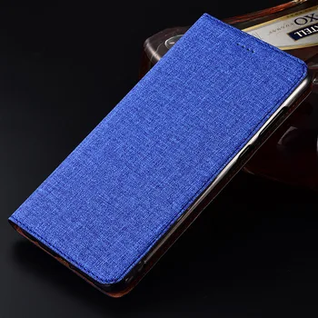 Flip Stå Tilfælde Dække For Meizu Pro 7 / Pro7 Plus Tilfælde Bomuld Læder-Kort Design-Phone Cover