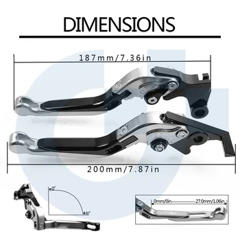 For Honda CB500X CB 500X 2013 2016 2017 2018 2019 2020 Motorcykel Justerbar Folde Udvides Kobling Bremse Greb