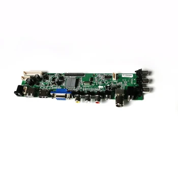 For LM170E01 (TL)(A1)/(TL)(A5)/(TL)(A7)/(TL)(A8) USB+AV LVDS 30-Pin 1280*1024 3663 digital DVB-T 4CCFL controller board kit 28754