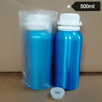 Gratis forsendelse 10stk/masse 500ml aluminium æterisk olie flasker blå farve med sabotage tydeligt cap olivenolie flaske 10458