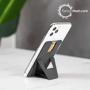 Gælder Design Reden ultra-tynd stealth Apple-telefon-kort holderen folding portable bil desktop-doven-kort holderen 9776