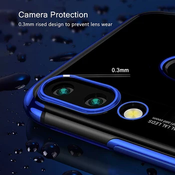 Huawei S Smart 2019 2018 Case Cover Gennemsigtig Belægning Blød Silikone Tilbage Dække For Huawei S Smart-Z Plus 2018 2020 Telefonen Coque 2116
