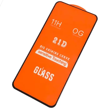 Hærdet beskyttende glas til Huawei Honor 9x Lite med sort ramme fuld lim