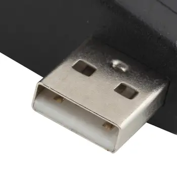 Høj Kvalitet 1stk Ret vinkel på 90 grader, USB 2.0 EN Mand Female adapter connecter til bærbar PC 4384