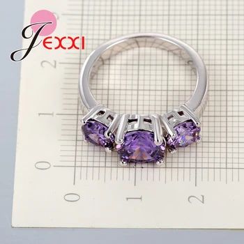 Høj Kvalitet, Mode Elegant vielsesringe For Kvinder 925 Sterling Sølv CZ Finger Ring Engagement Band Smykker 16222