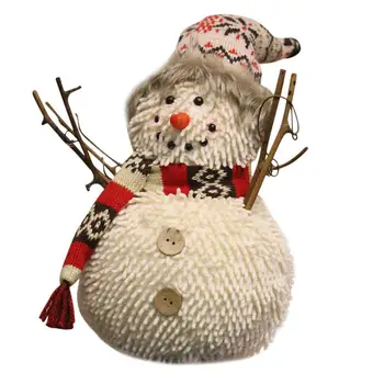 Julepynt snemand dukke dukke Jul doll vedhæng tegnefilm gamle mand marionet hænger scene kjole op nytår 30S6 15019